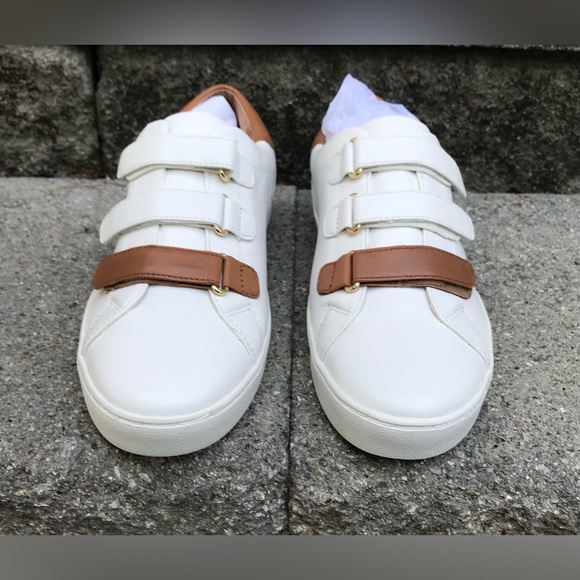 New in Box Michael Kors Women’s White Craig Leather Sneakers size 8.5 - Picture 7 of 10